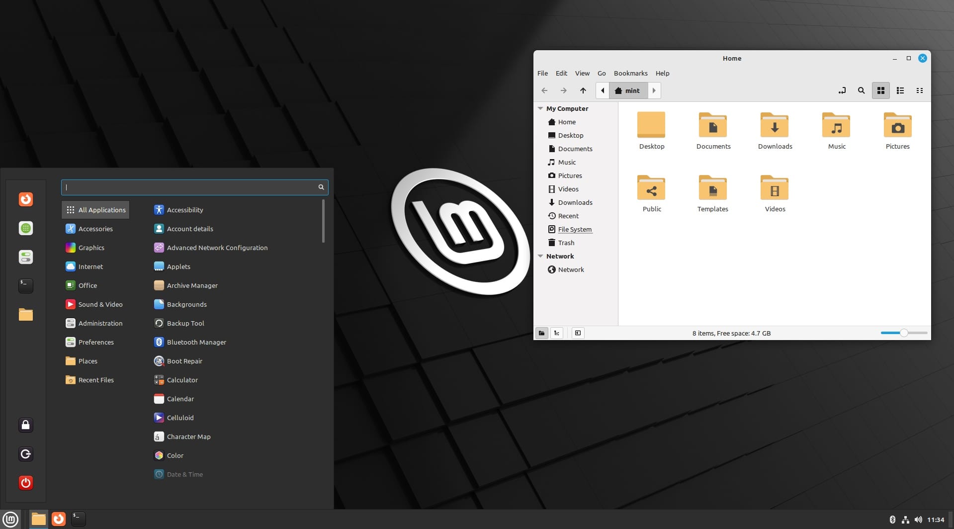 linux mint 21.2 screenshot