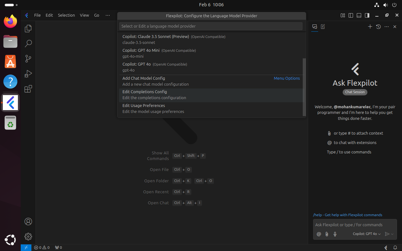 Completions Configuration Completions Configuration